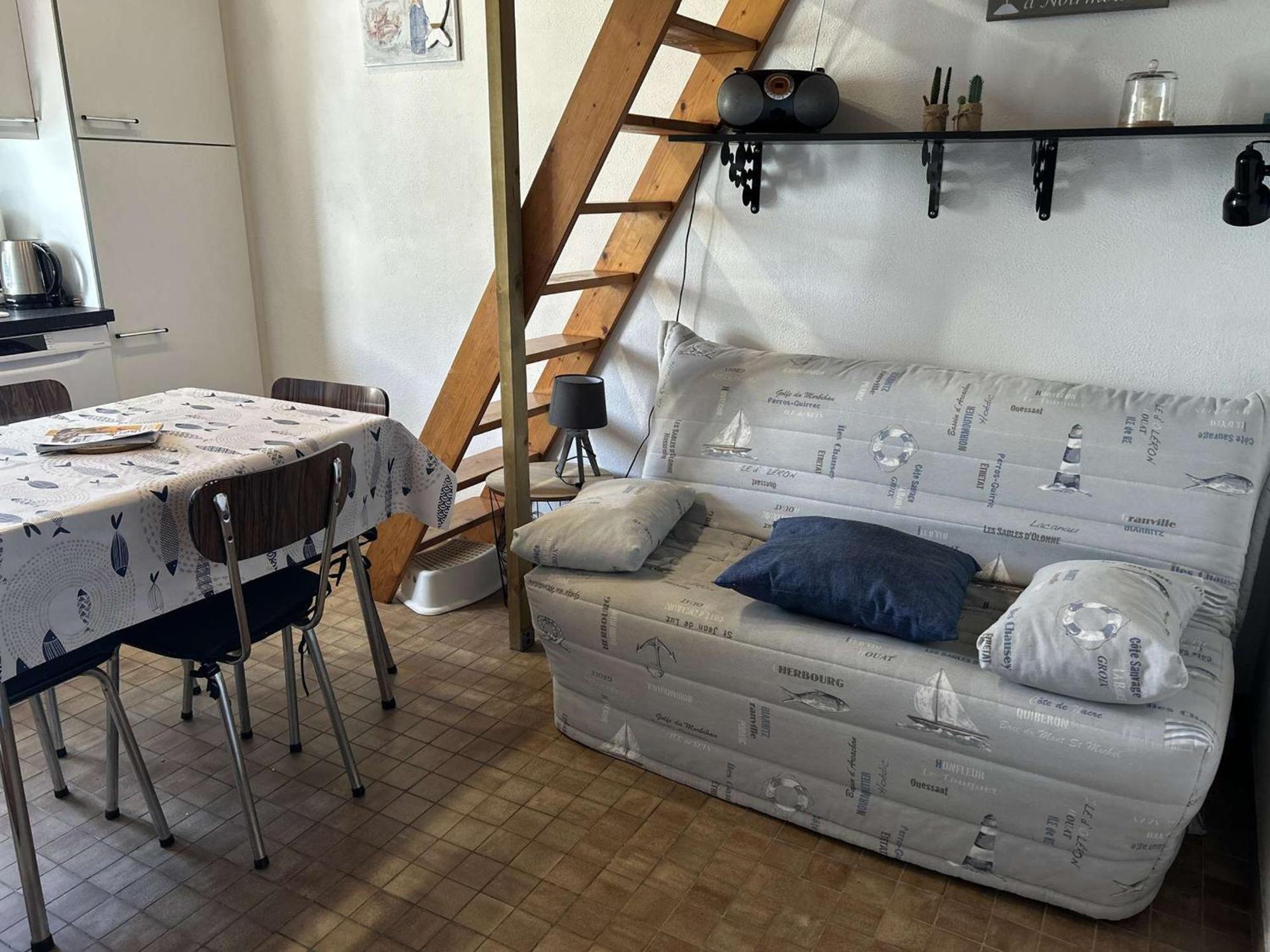 Studio Mezzanine A 200M Du Port Et De La Plage, Cour Privative, Parfait Pour 3 Personnes - Fr-1-224B-564 Нуармутье Экстерьер фото